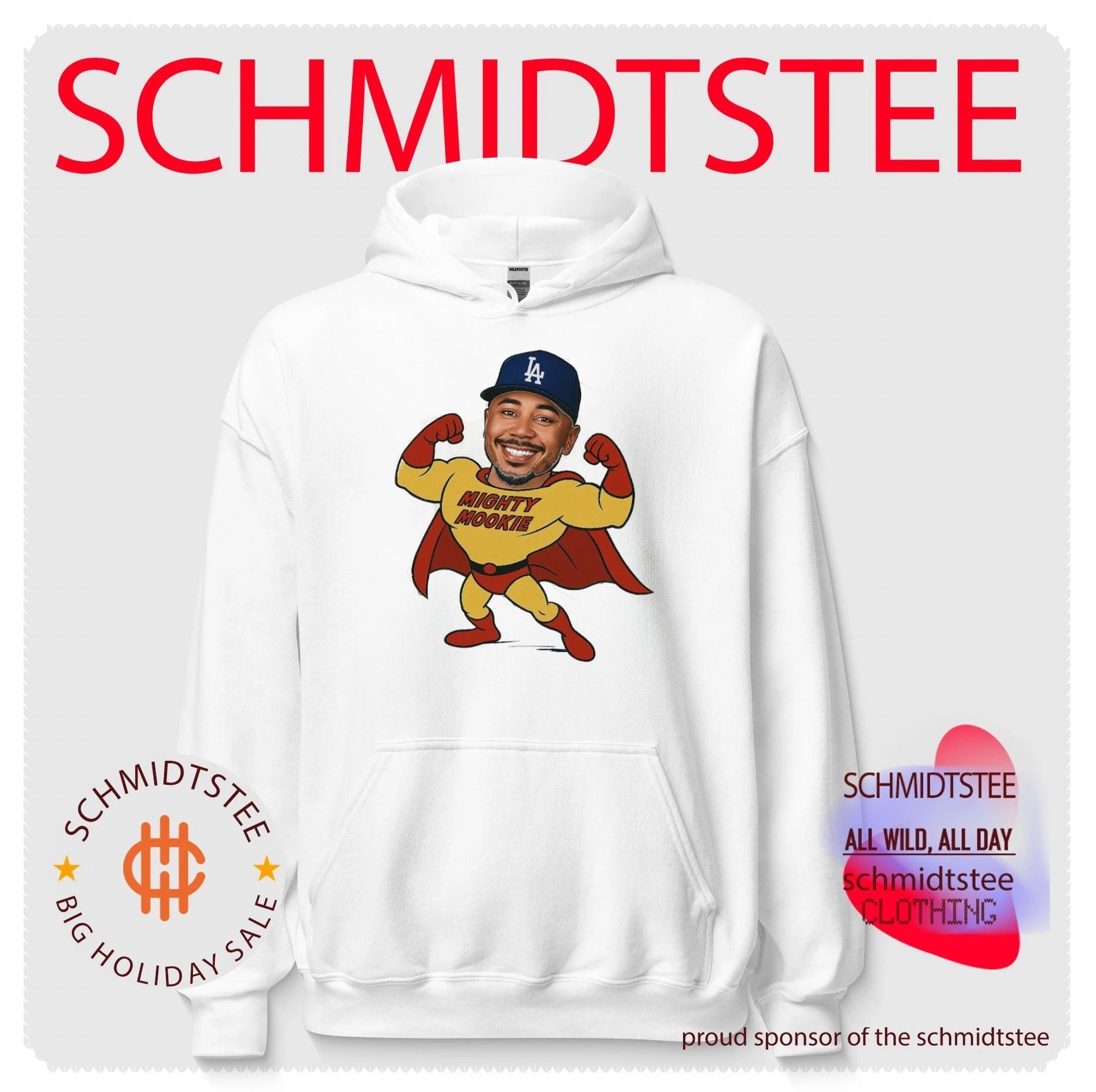 Mookie Betts Los Angeles Dodgers Mighty Mookie Superman shirt