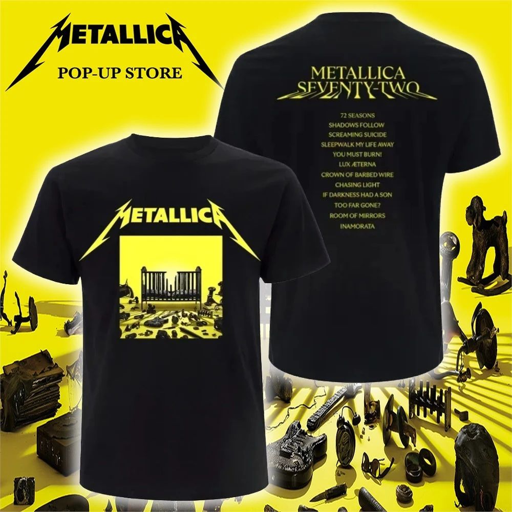 Metallica Pop-Up Store 72 Seasons Album Cover T-Shirt