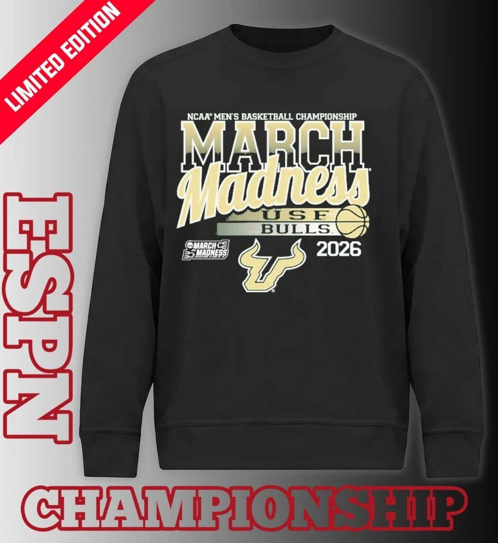University of South Florida Men’s Basketball 2026 March Madness Bound Shirt