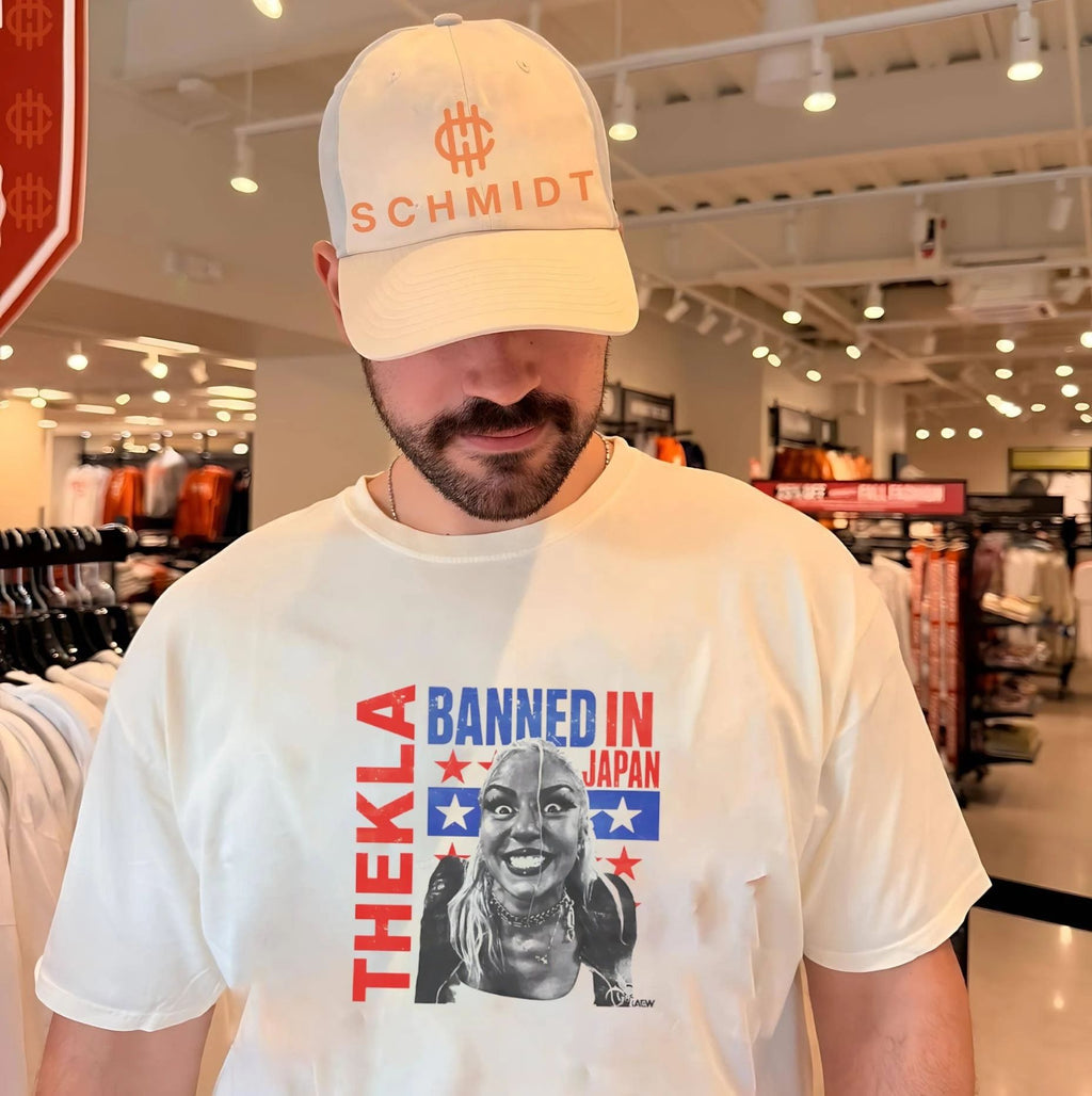 Thekla Banned in Japan AEW Wrestling shirt