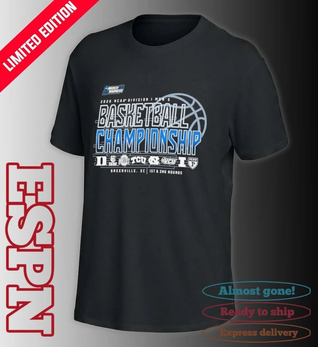 1st, 2nd Rounds 2026 NCAA DI Men’s Basketball Championship – Greenville Shirt