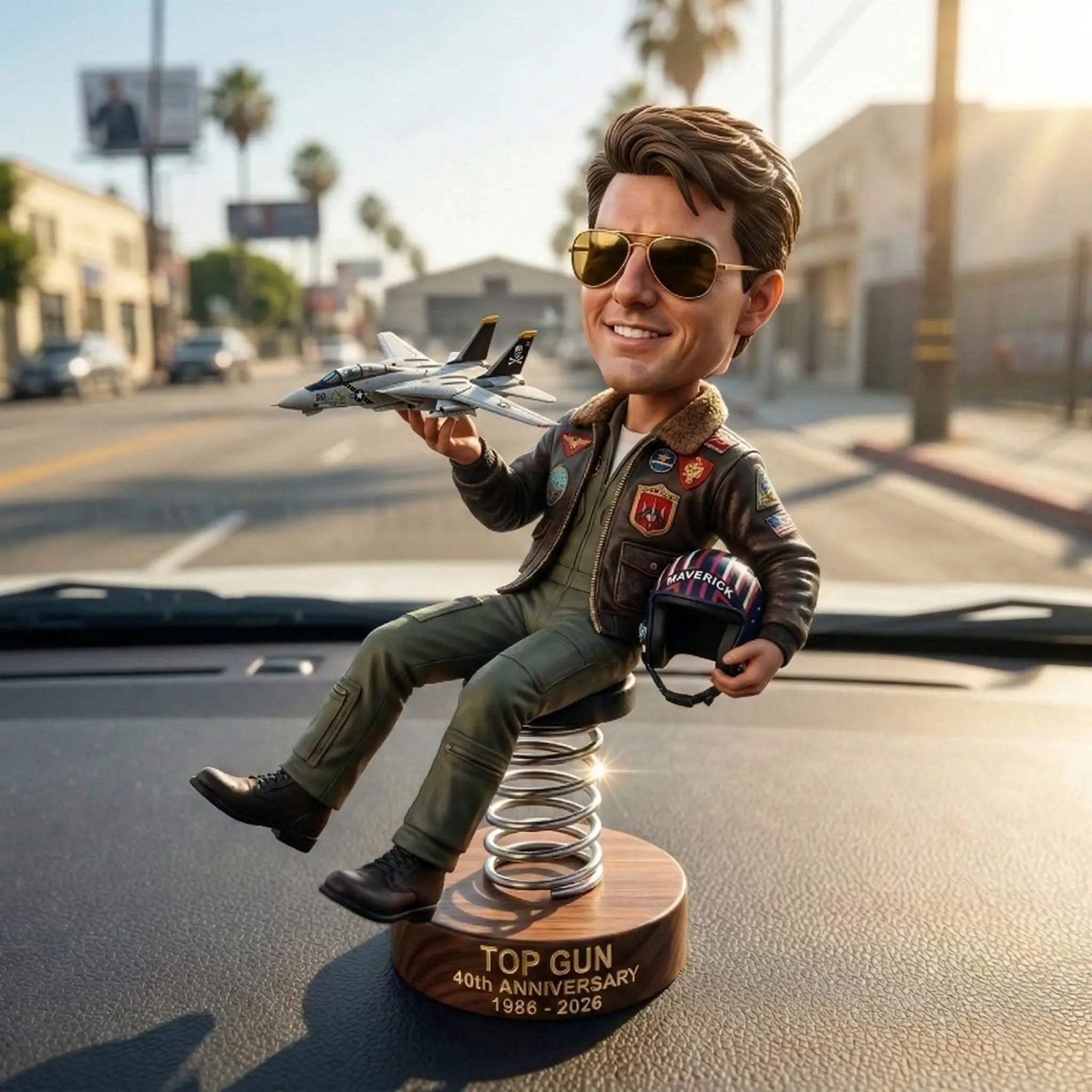 Gun 40th Anniversary 1986-2026 Maverick Bobblehead