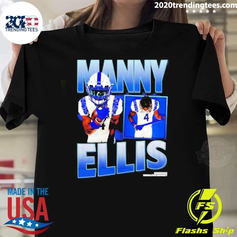 Manny Ellis Indiana State University Running Back Shirt