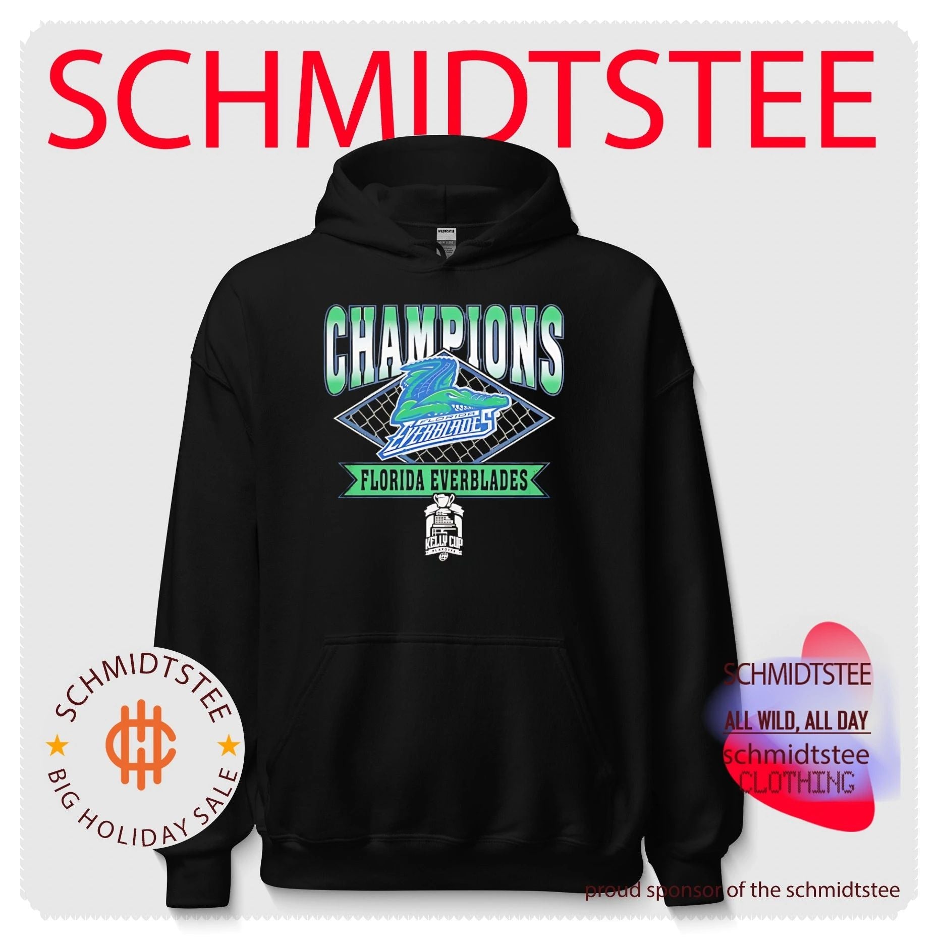 Florida Everblades 2026 Kelly Cup Champions logo shirt