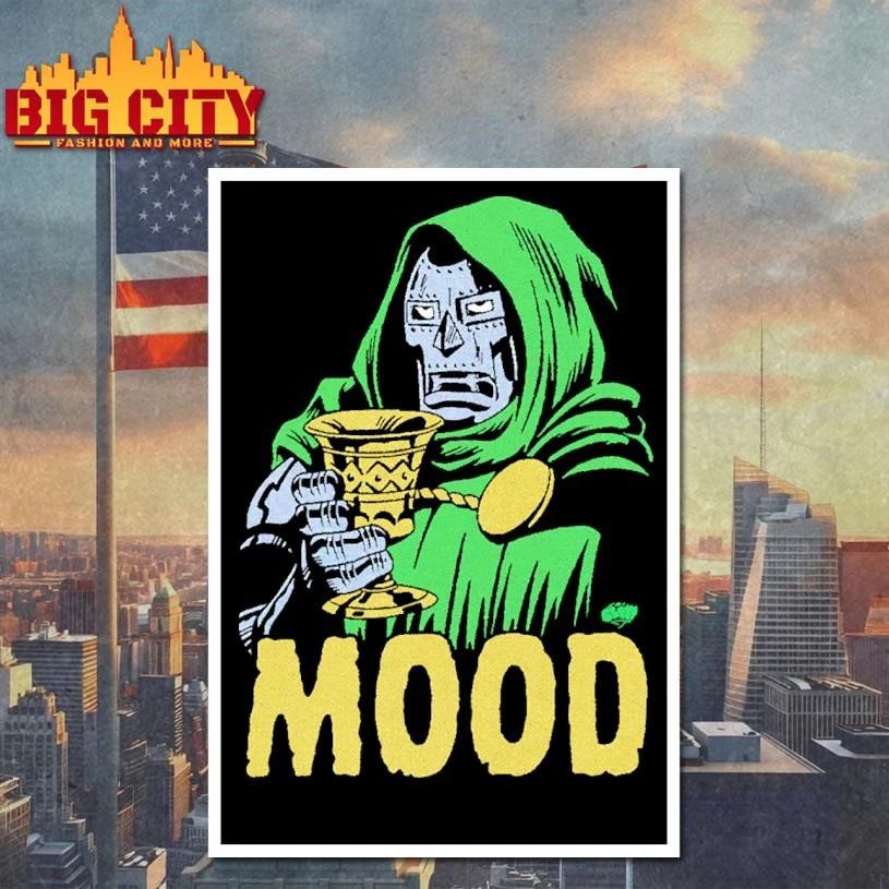 MF DOOM Mood Drinking Chalice Vintage Hip Hop Graphic T shirt