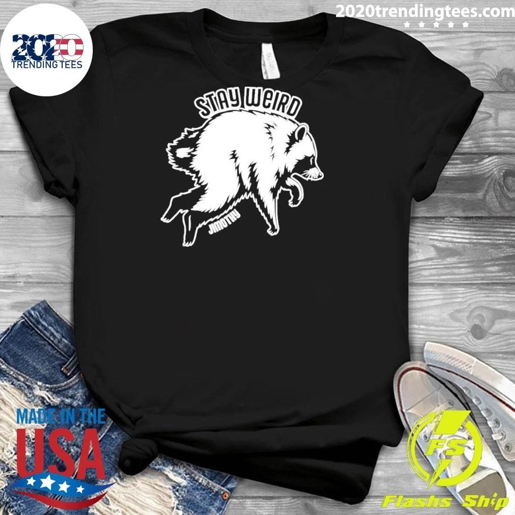 Jimothy Stay Weird Seattle Raccoon Shirt