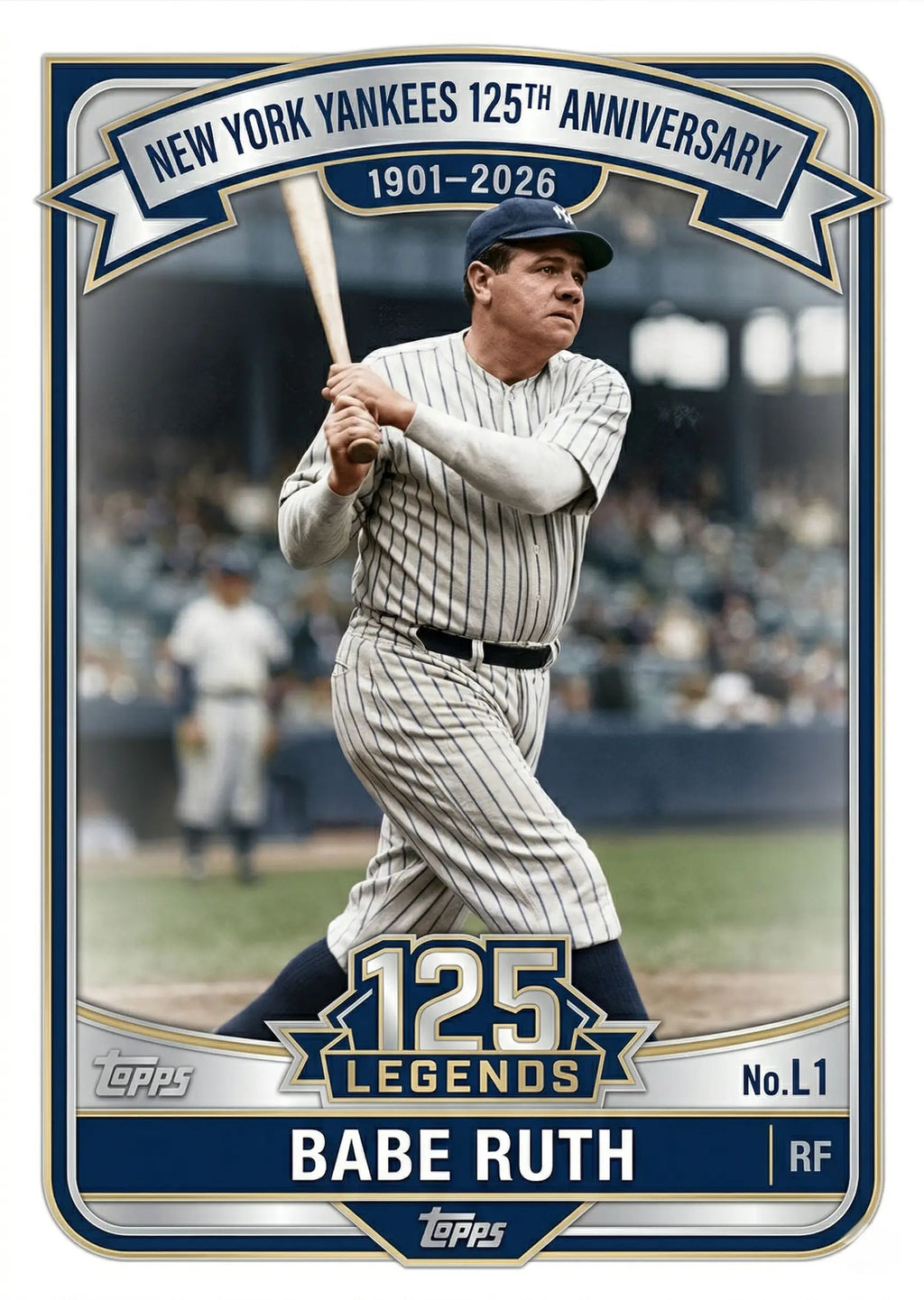 New York Yankees 125th Anniversary Trading Cards