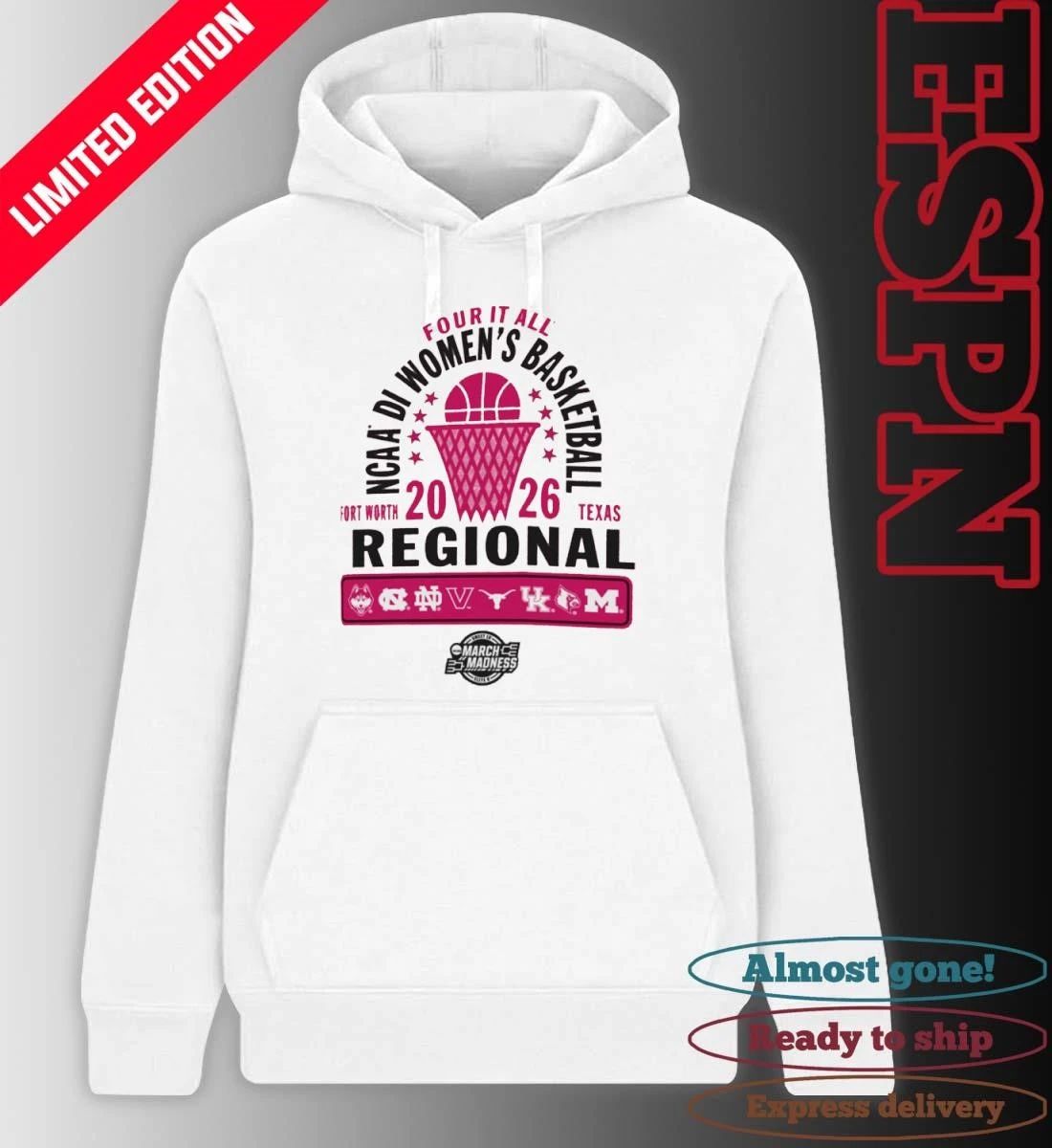 2026 NCAA DI Women’s Basketball Regional – Fort Worth Shirt