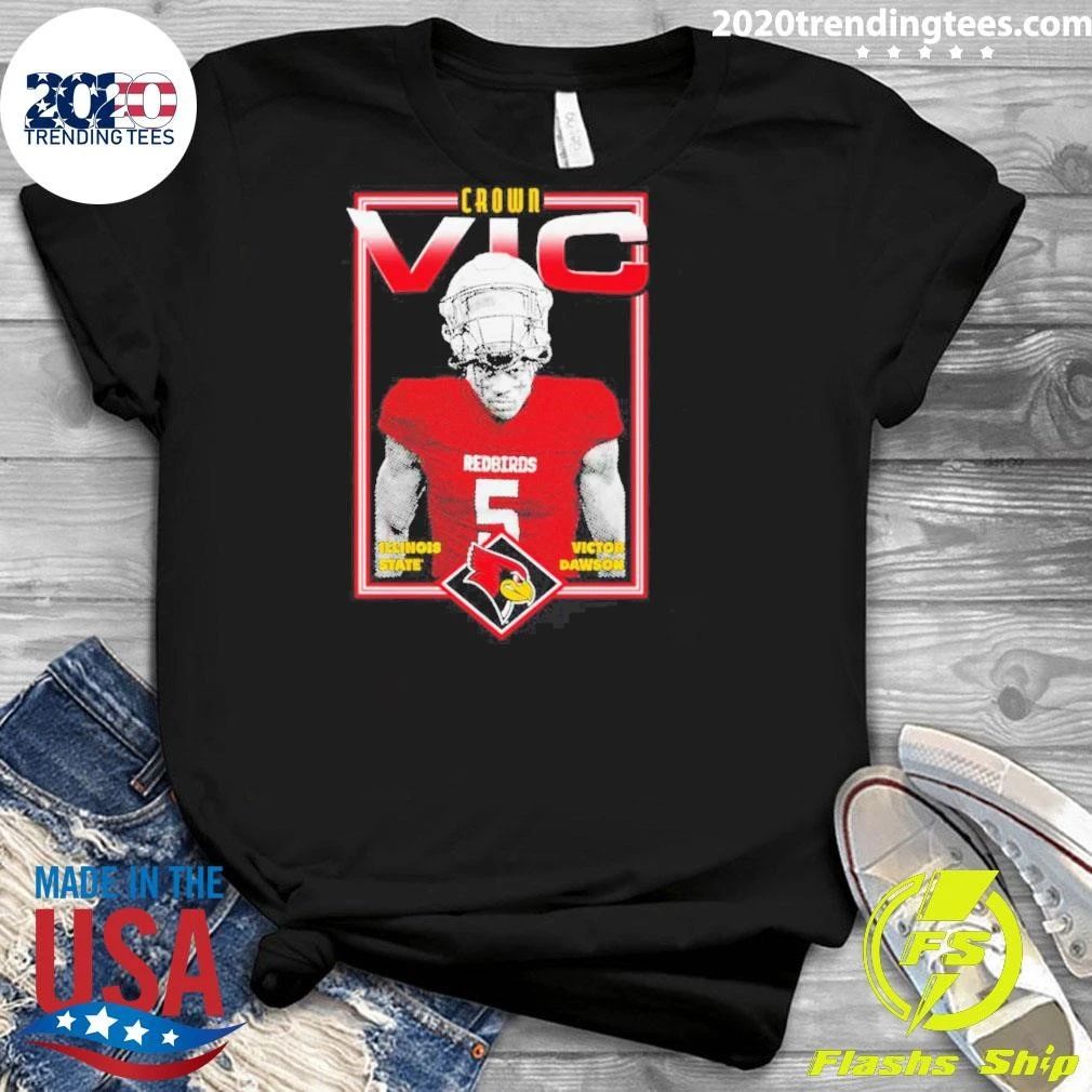 Victor Dawson Crown Vic Illinois State Redbirds Shirt