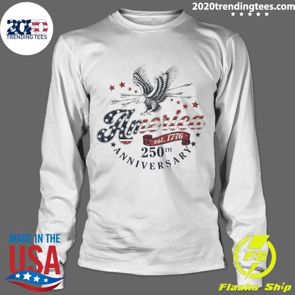Eagle America 250th Anniversary 1776 2026 Usa Independence Day Shirt