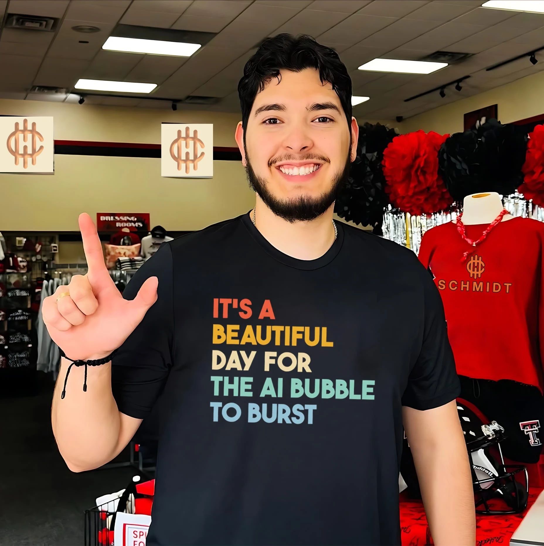 It’s a beautiful day for the AI bubble to burst shirt