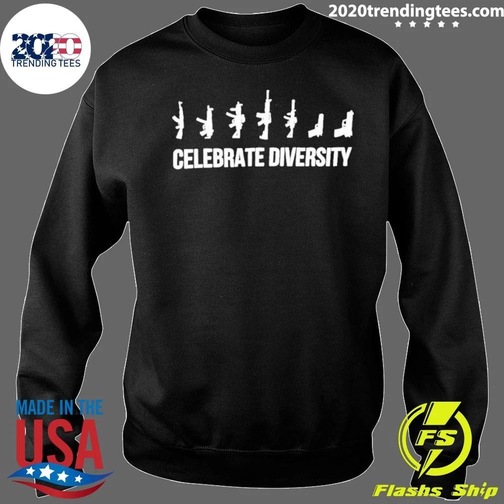 Celebrate Diversity Guns Firearms Second Amendment Shirt