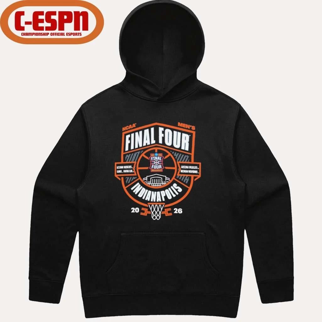 Men’s Final Four 2026 Uconn, Illinois, Arizona And Michigan Shirt