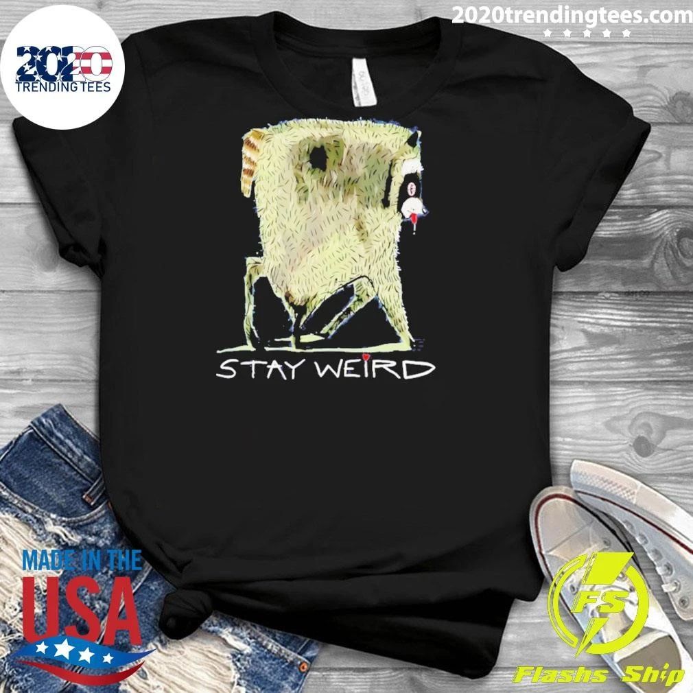 Jimothy Raccoon Stay Weird Famous Seattle Cute Trash Panda Shirt