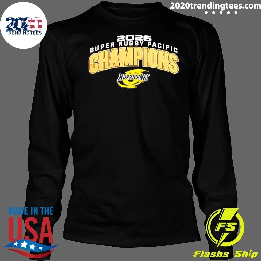 Wellington Hurricanes 2026 Super Rugby Pacific Champions Shirt