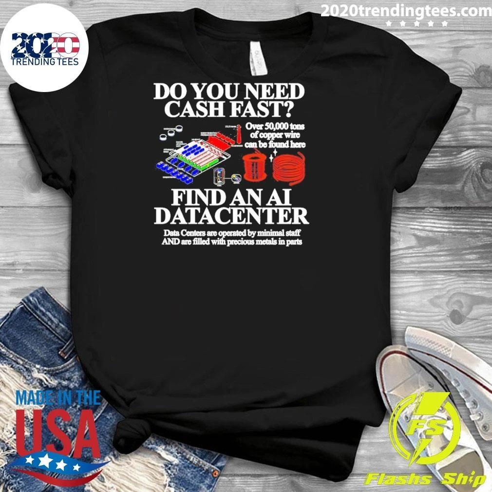 Data Center Metal Theft Infrastructure Do You Need Cash Fast Find An Ai Shirt