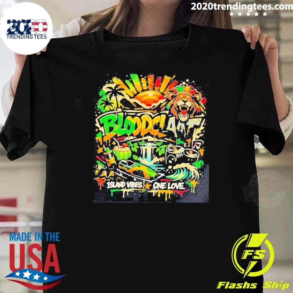 Bloodclaat Island Vibes One Love Vintage Shirt