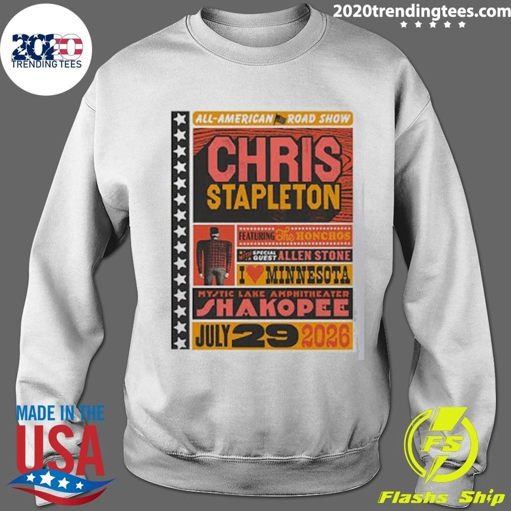 Chris Stapleton July 29 2026 In Shakopee MN Shirt
