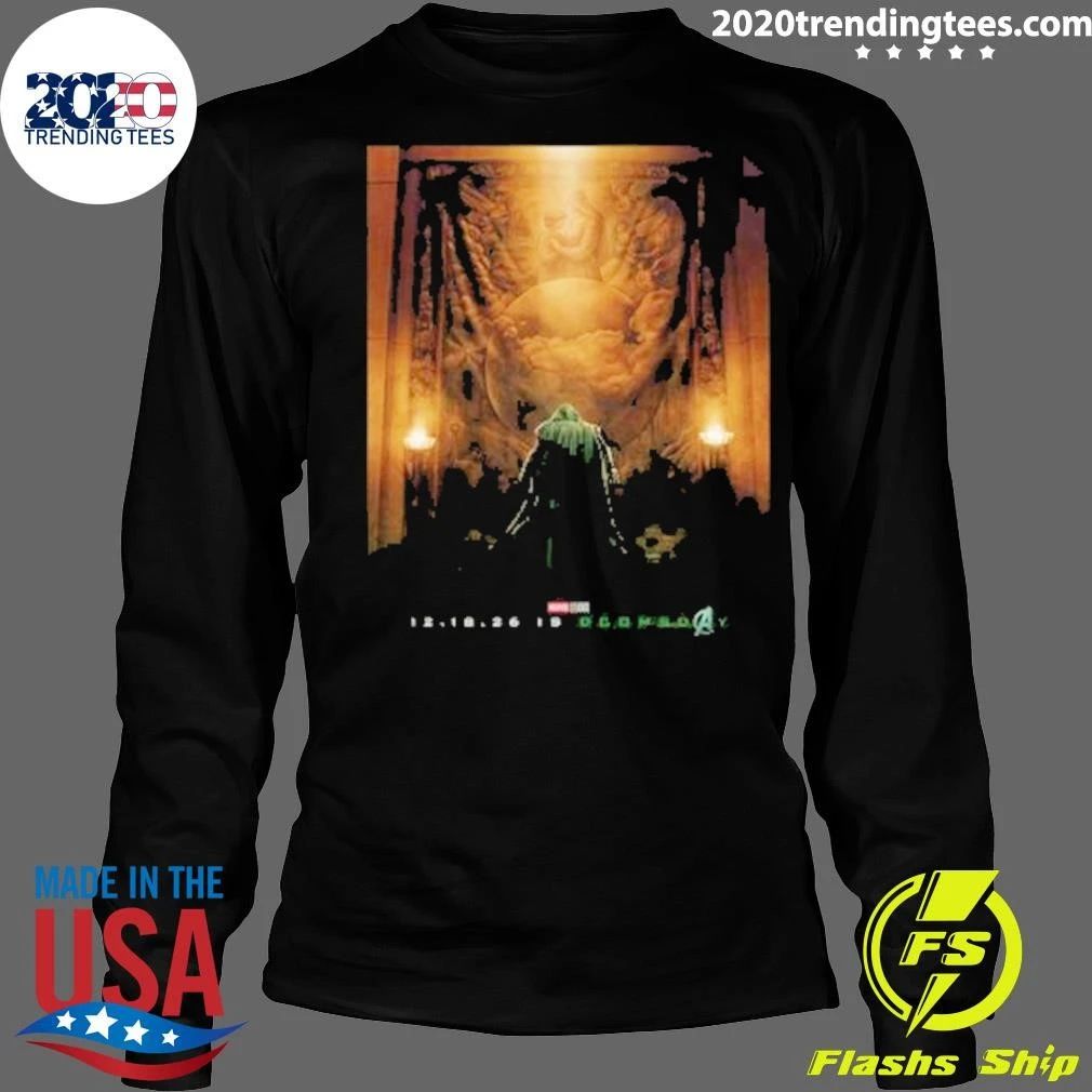 Avengers Doomsday Official Poster Released On December 18 2026 Shirt