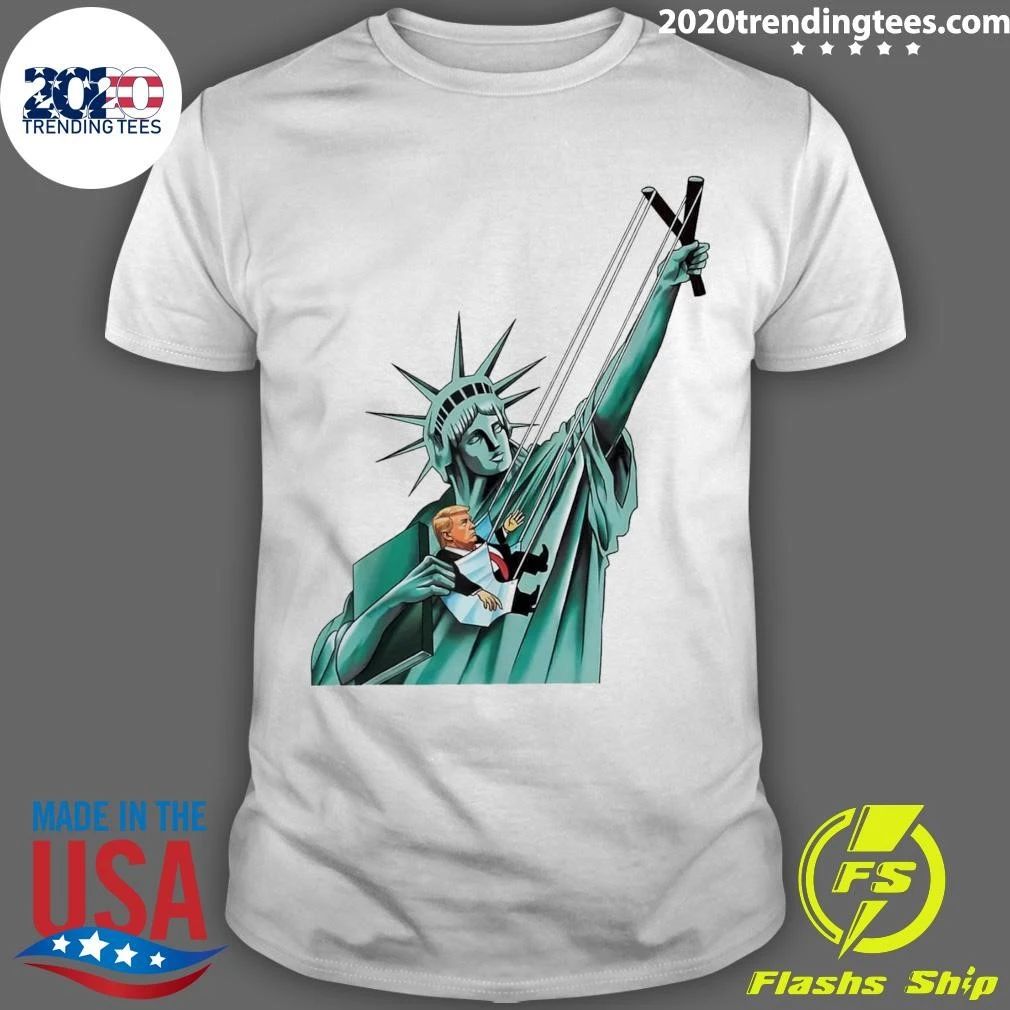 Statue Of Liberty Anti Trump Political Comedy Shirt