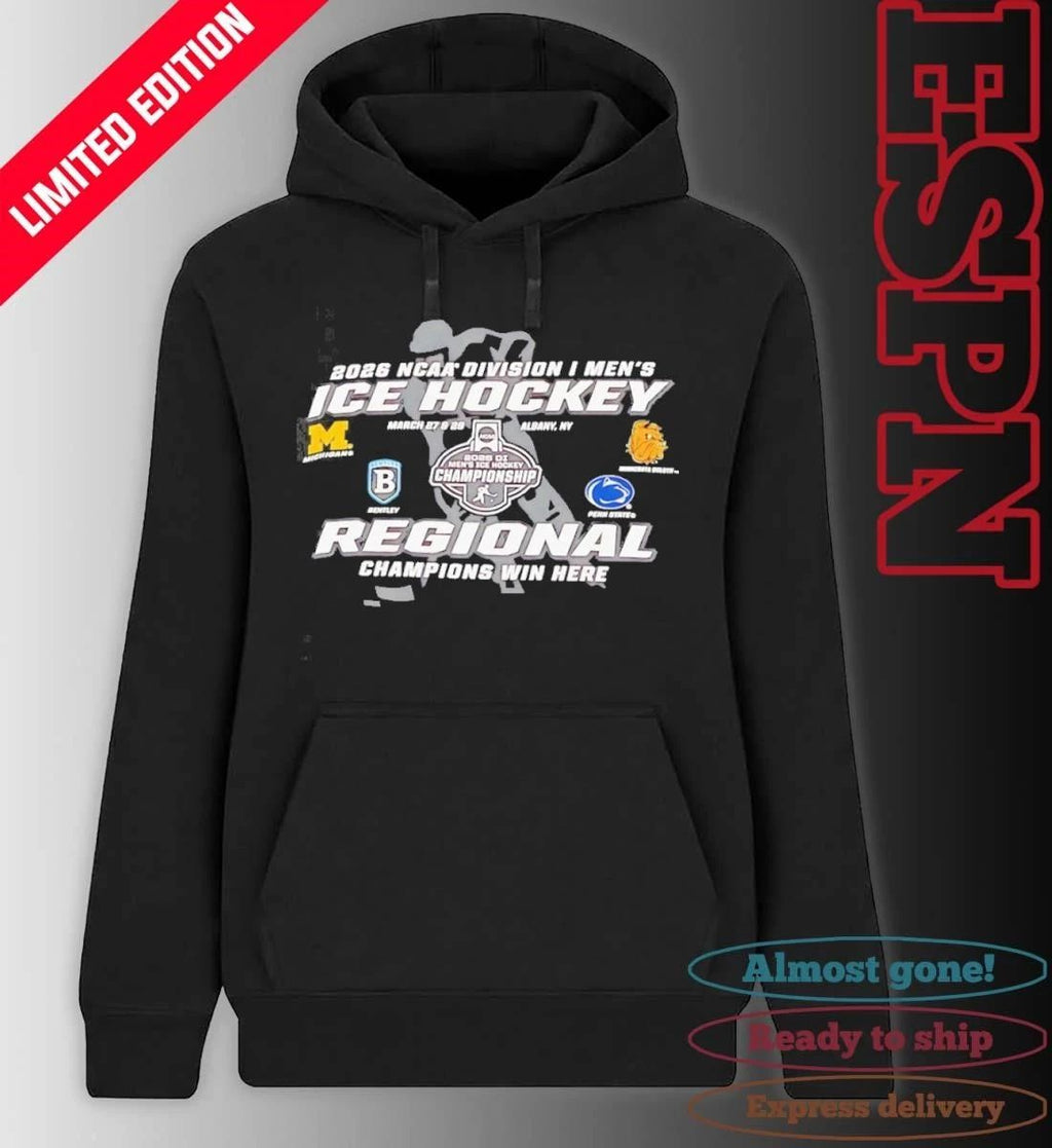 2026 NCAA DI Men’s Ice Hockey Regional Champions Win Here Albany, NY, March 26 & 28 Shirt