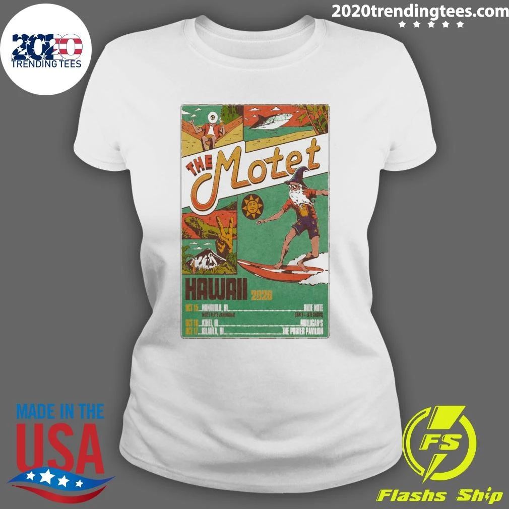 The Motet Hawaiian Island Tour 2026 Shirt