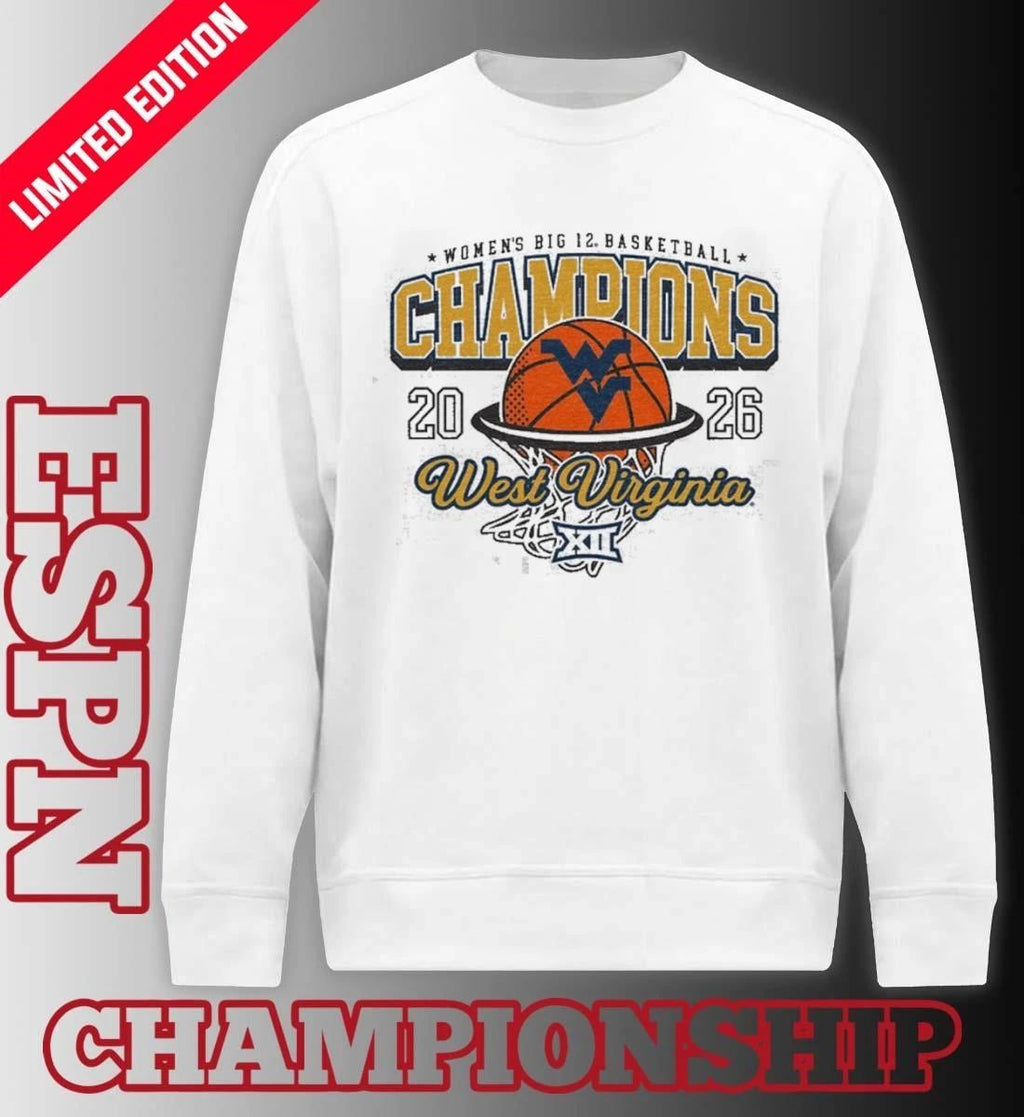 West Virginia Women’s Basketball Big 12 Champions 2026 Shirt