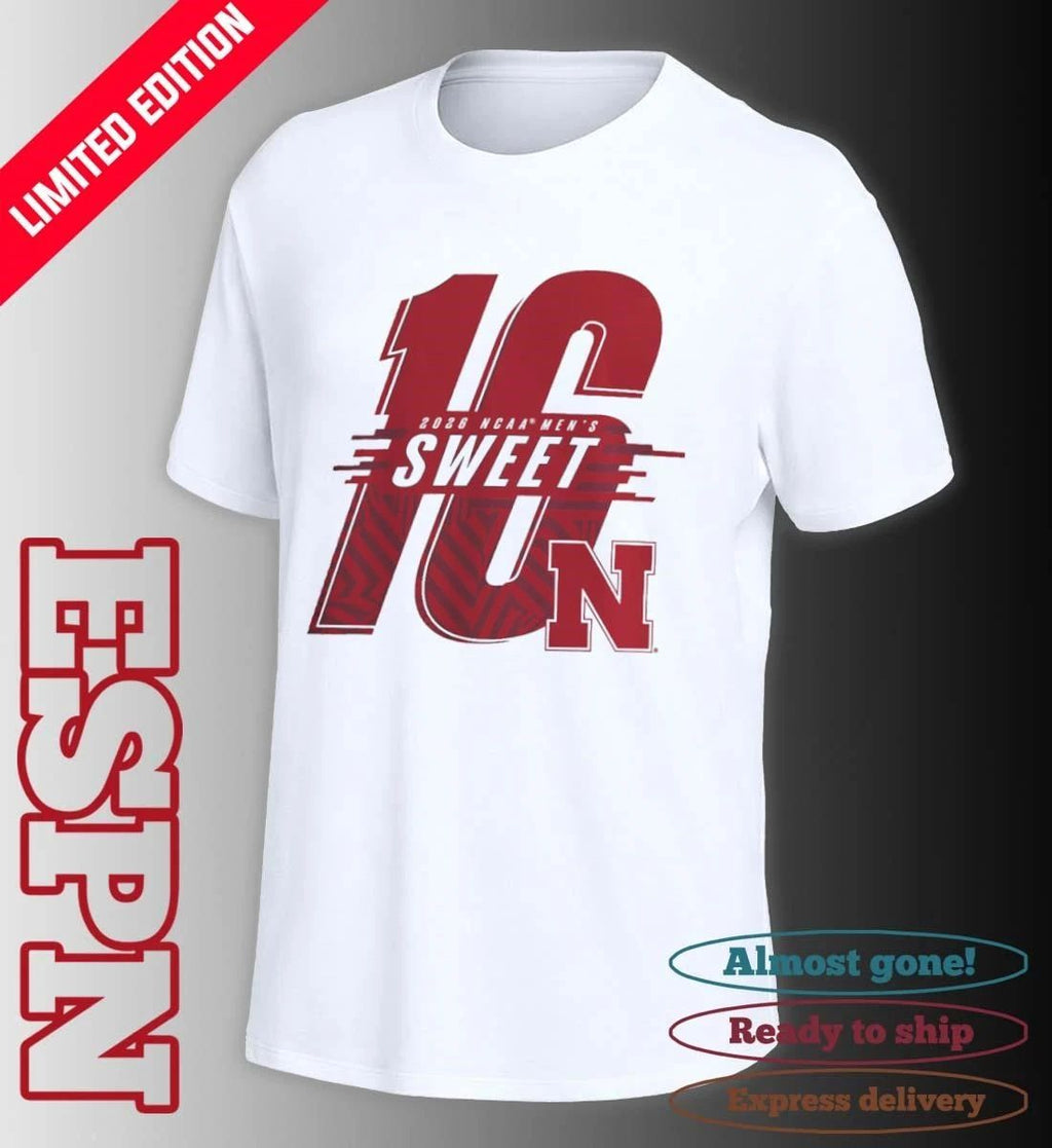 Nebraska Huskers NCAA Men’s Basketball Sweet 16 T-Shirt