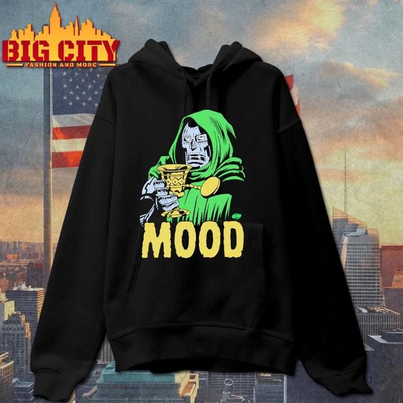 MF DOOM Mood Drinking Chalice Vintage Hip Hop Graphic T shirt