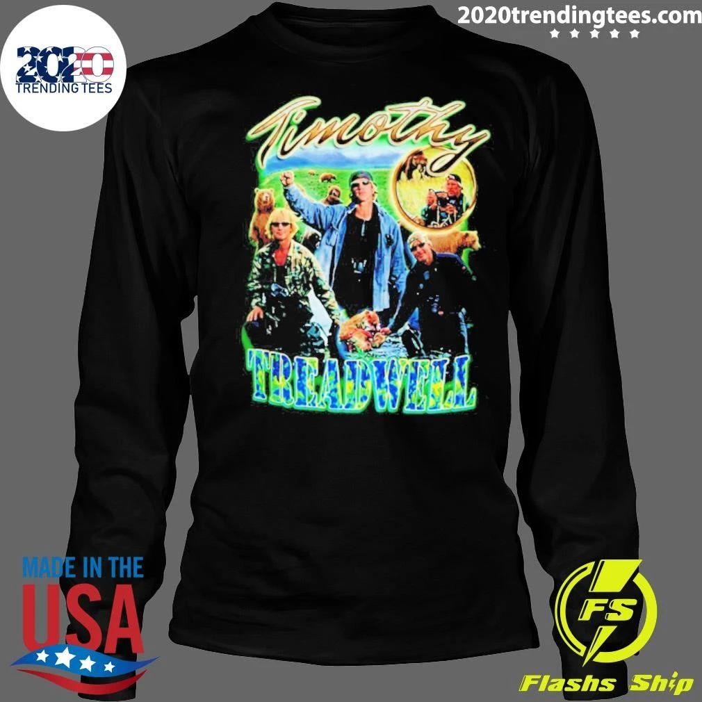 Timothy Treadwell And Bear Picture Collage Shirt