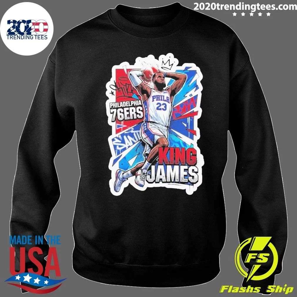 King James Philadelphia Basketball Fans Tee Shirt