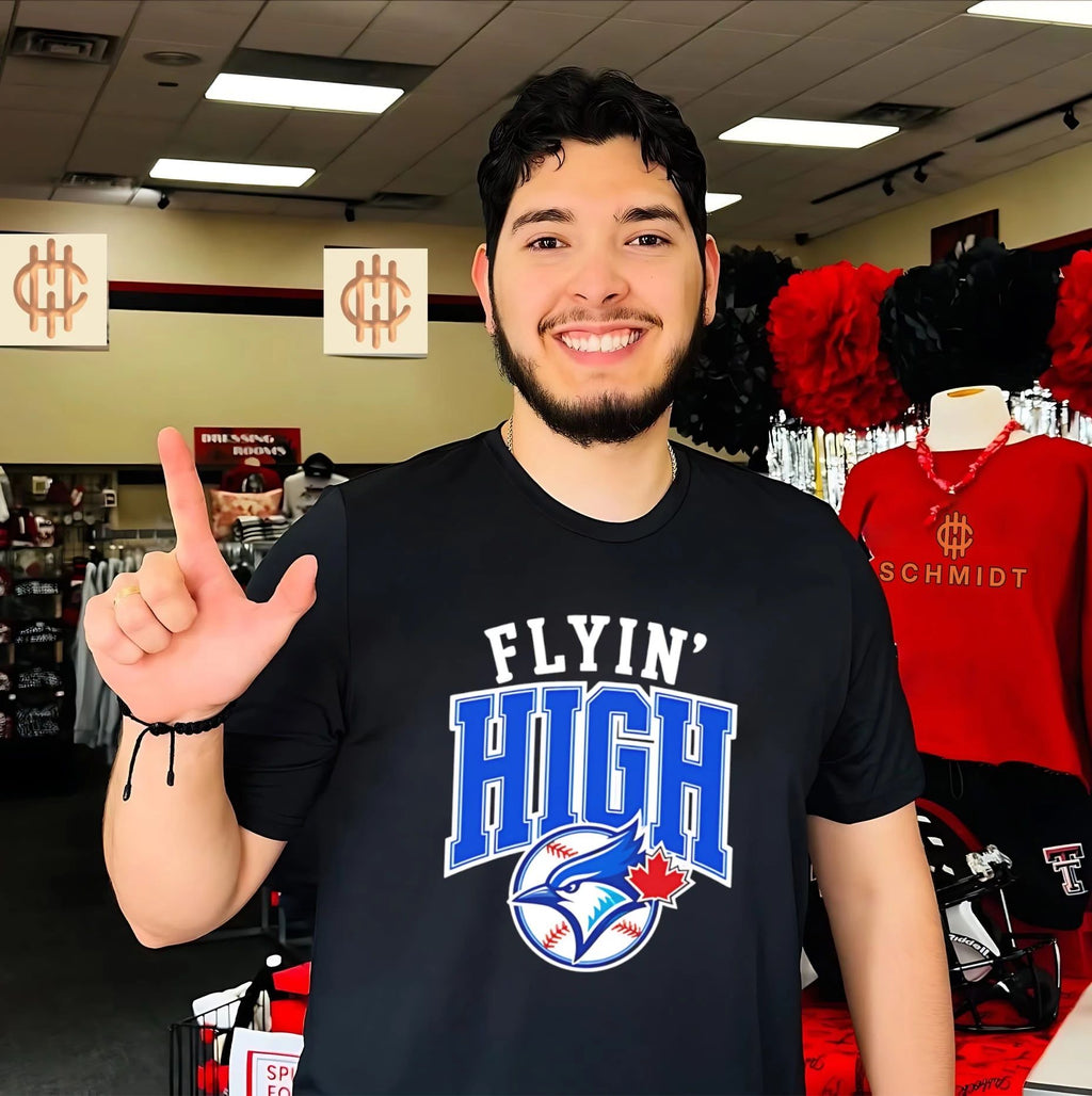 Toronto Blue Jays flyin’ high logo shirt