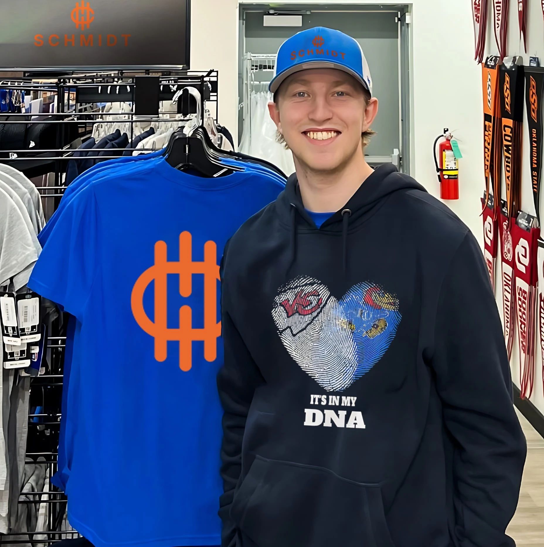 Kansas City Chiefs and Kansas Jayhawks it’s in my DNA shirt