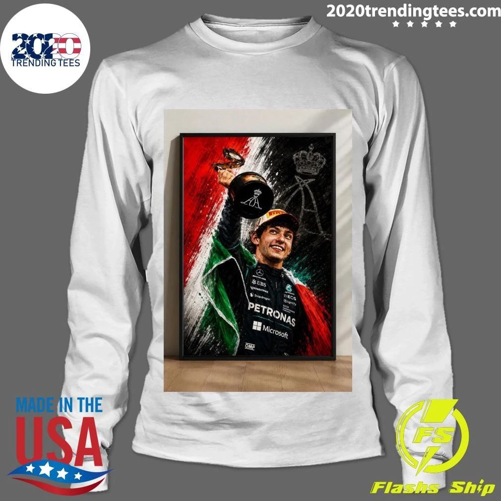 Kimi Antonelli Monaco Win F1 Racing Wall Shirt