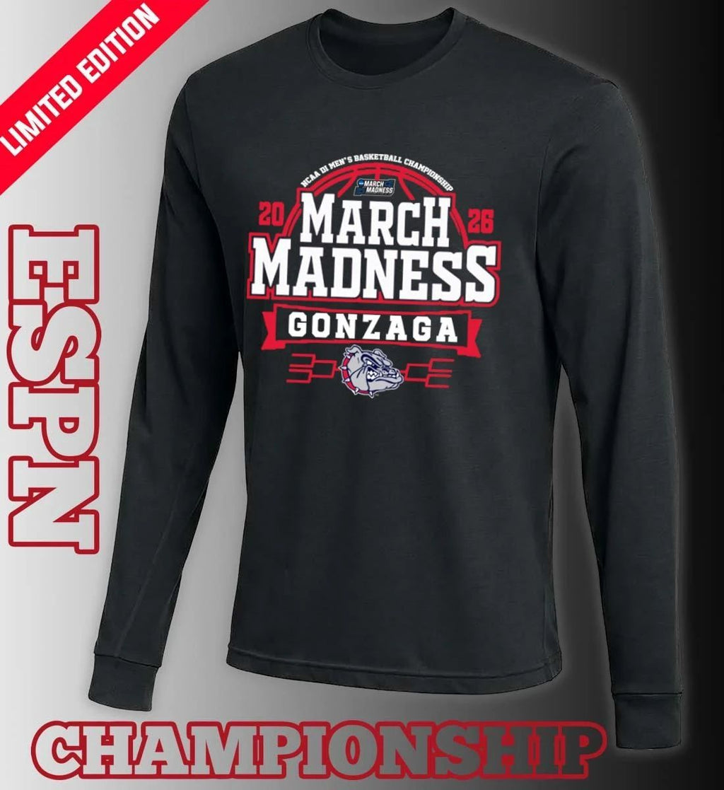 Gonzaga Bulldogs March Madness 2026 NCAA DI Men’s Basketball Tournament T-Shirt