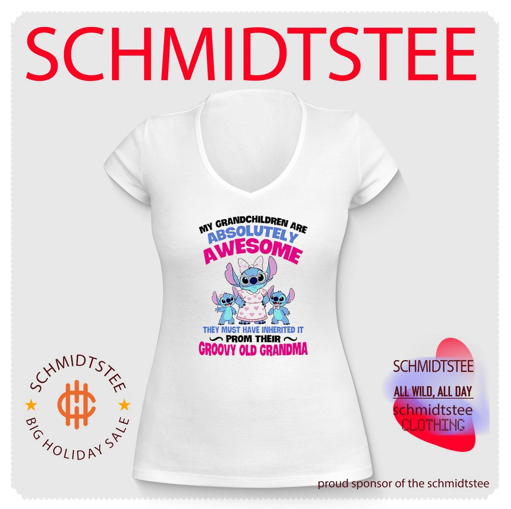 My Grandchildren Are Absolutely Awesome Inherited from Their Groovy Old Grandma shirt