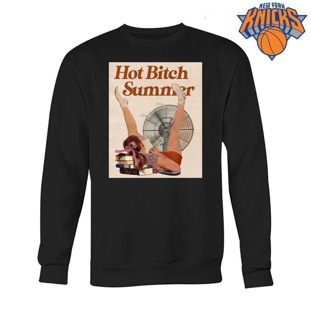 Bitch Summer Reading Cool Fan illustration shirt