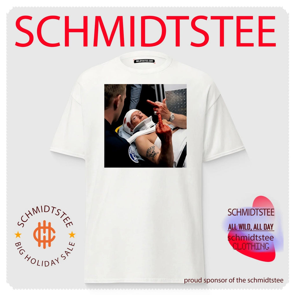 Donald Trump wounded middle finger shirt