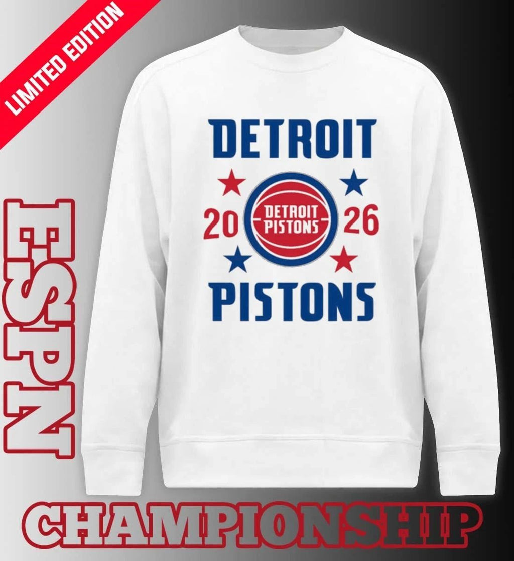 Detroit Pistons NBA Playoffs 2026 Stars T-Shirt