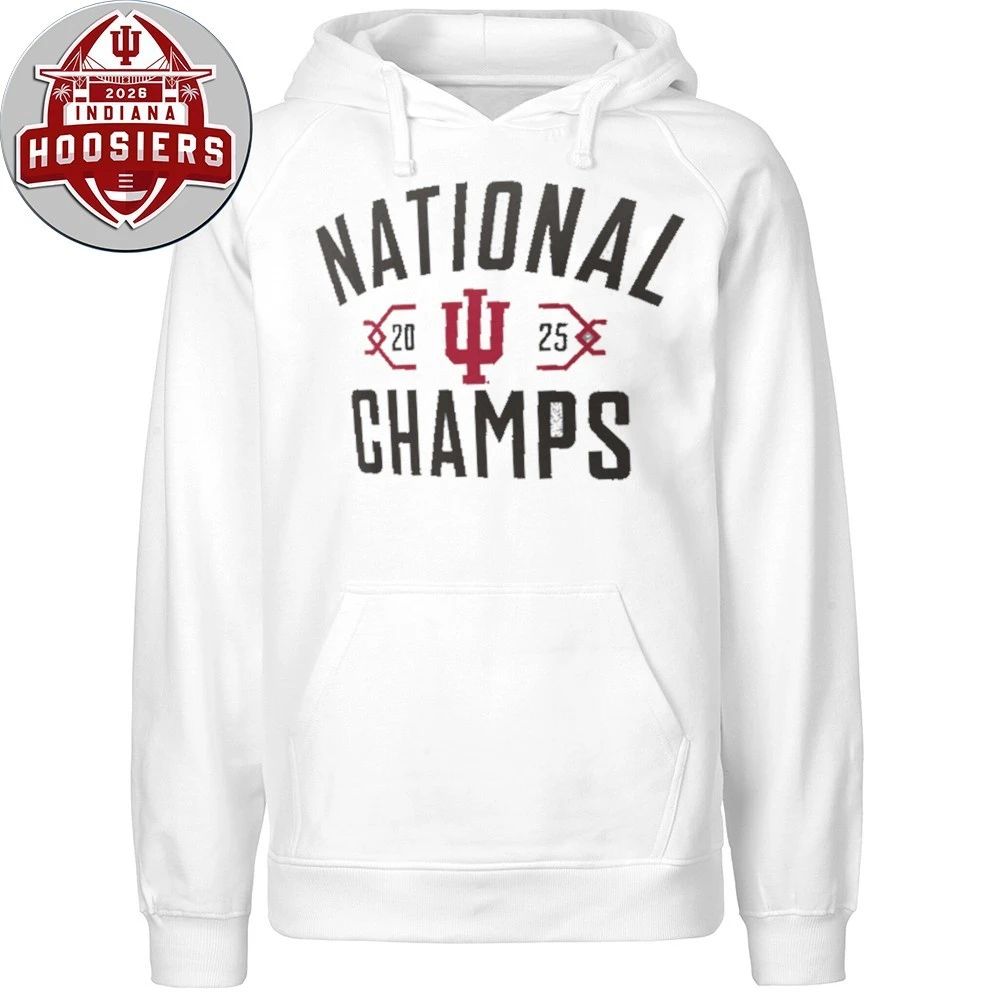 Indiana Hoosiers College Football Playoff 2025 National Champions Bracket T-Shirt