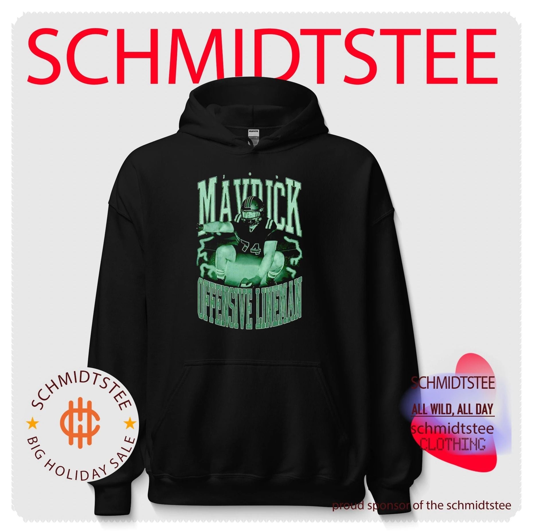 Job Mavrick Offensive Lineman football player shirt