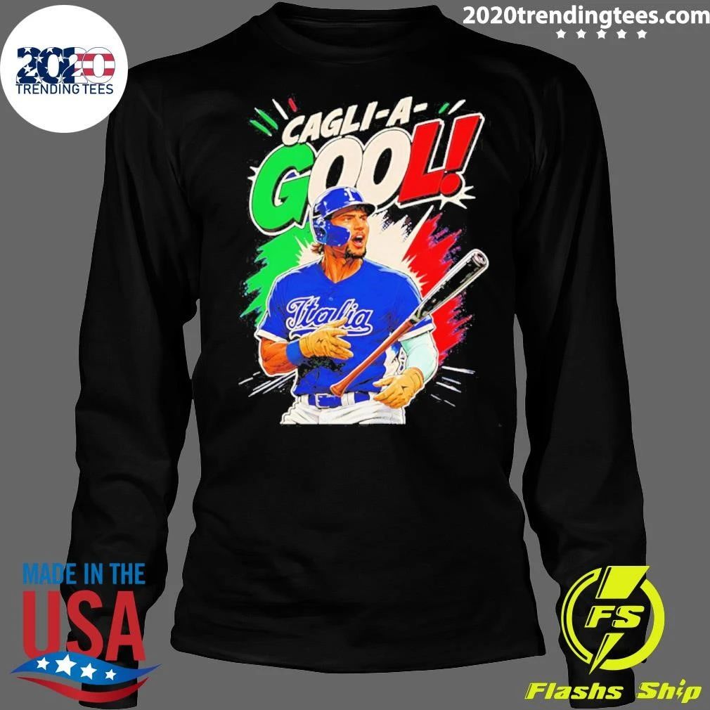 Cagli-a-gool Italia Baseball Player Shirt