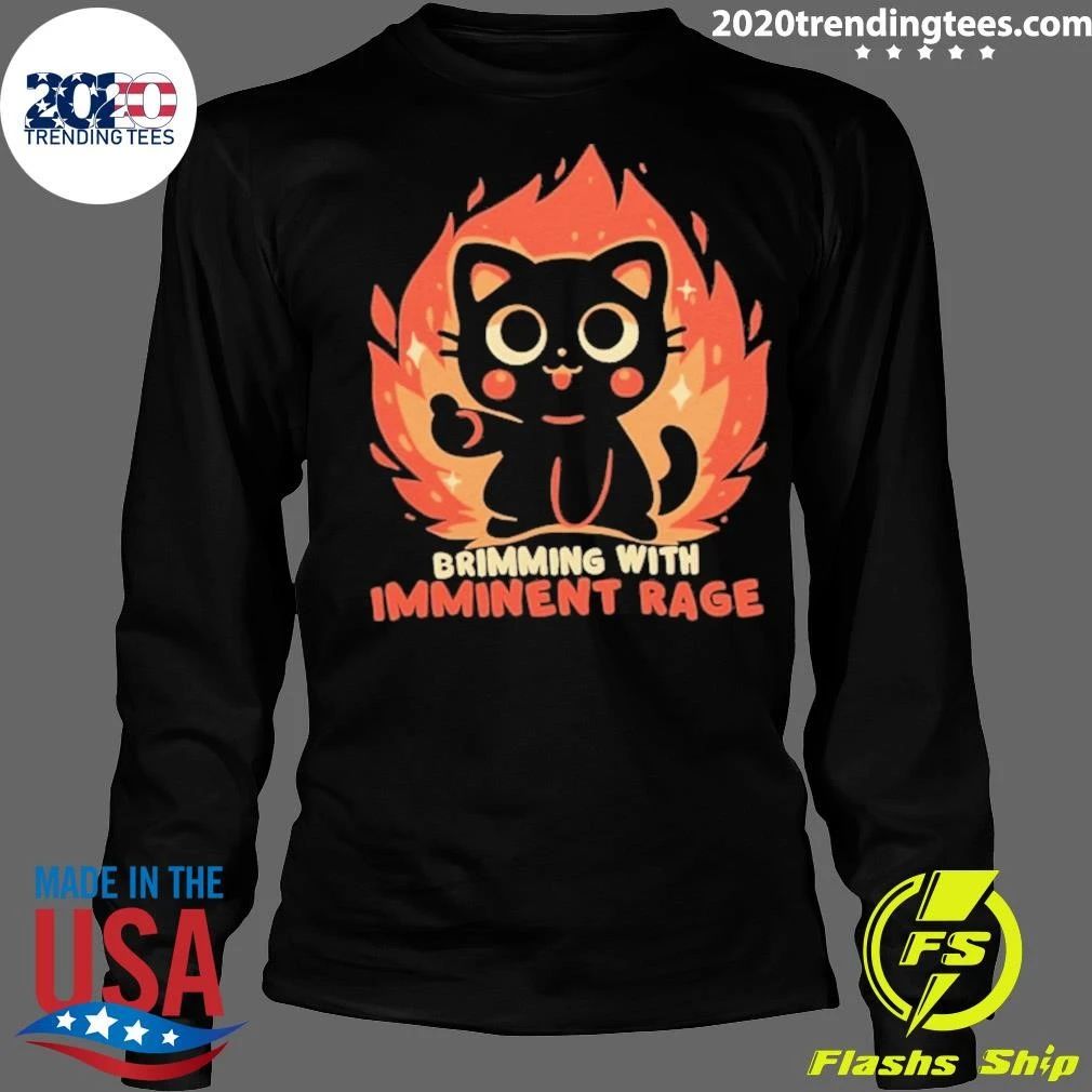 Angry Cat Brimming with Imminent Rage Shirt