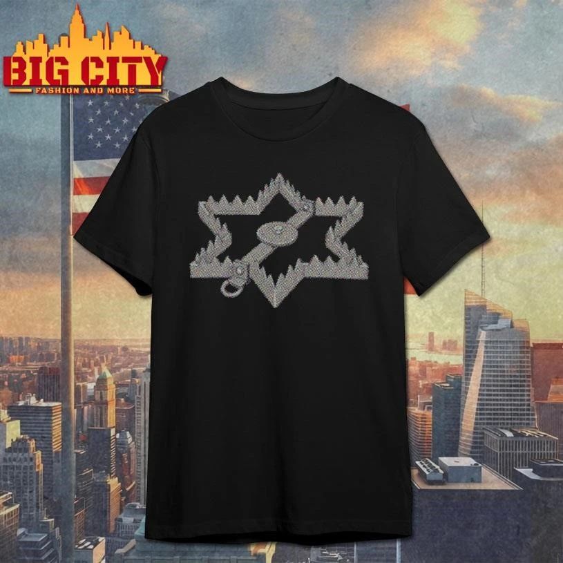 Star Of David Bear Trap Metal Graphic Aesthetic Shirt