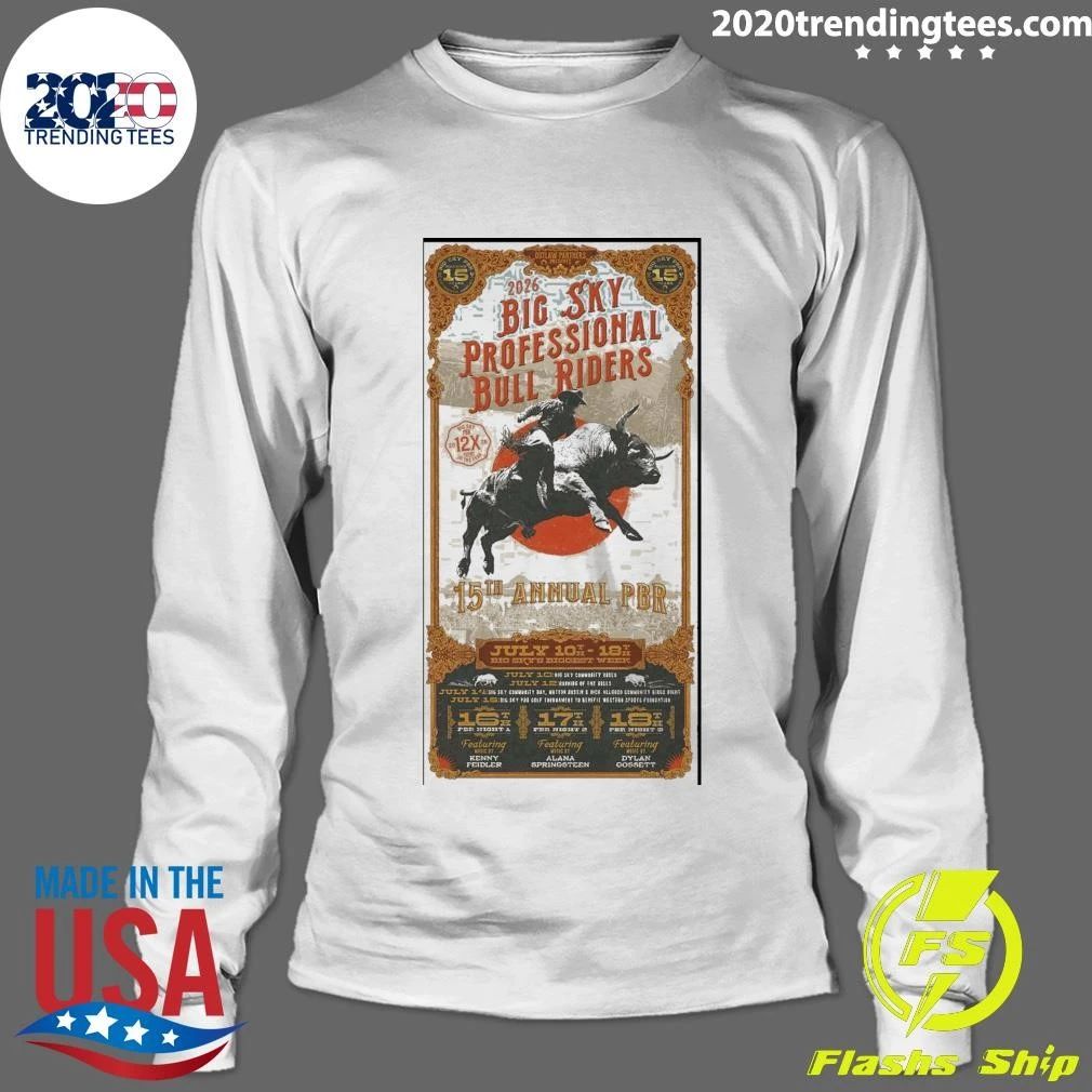 Big Sky Professional Bull Rider 2026 Shirt
