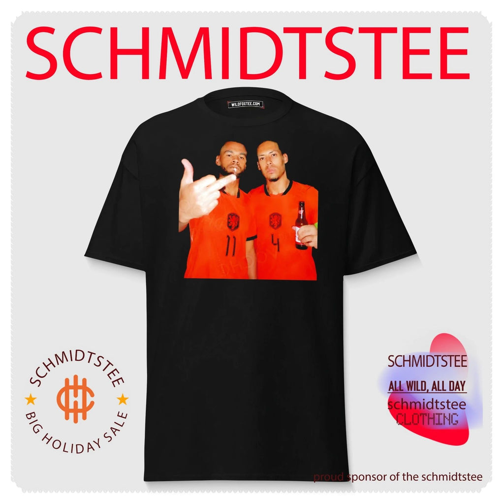 Cody Gakpo and Virgil van Dijk Netherlands National Team shirt