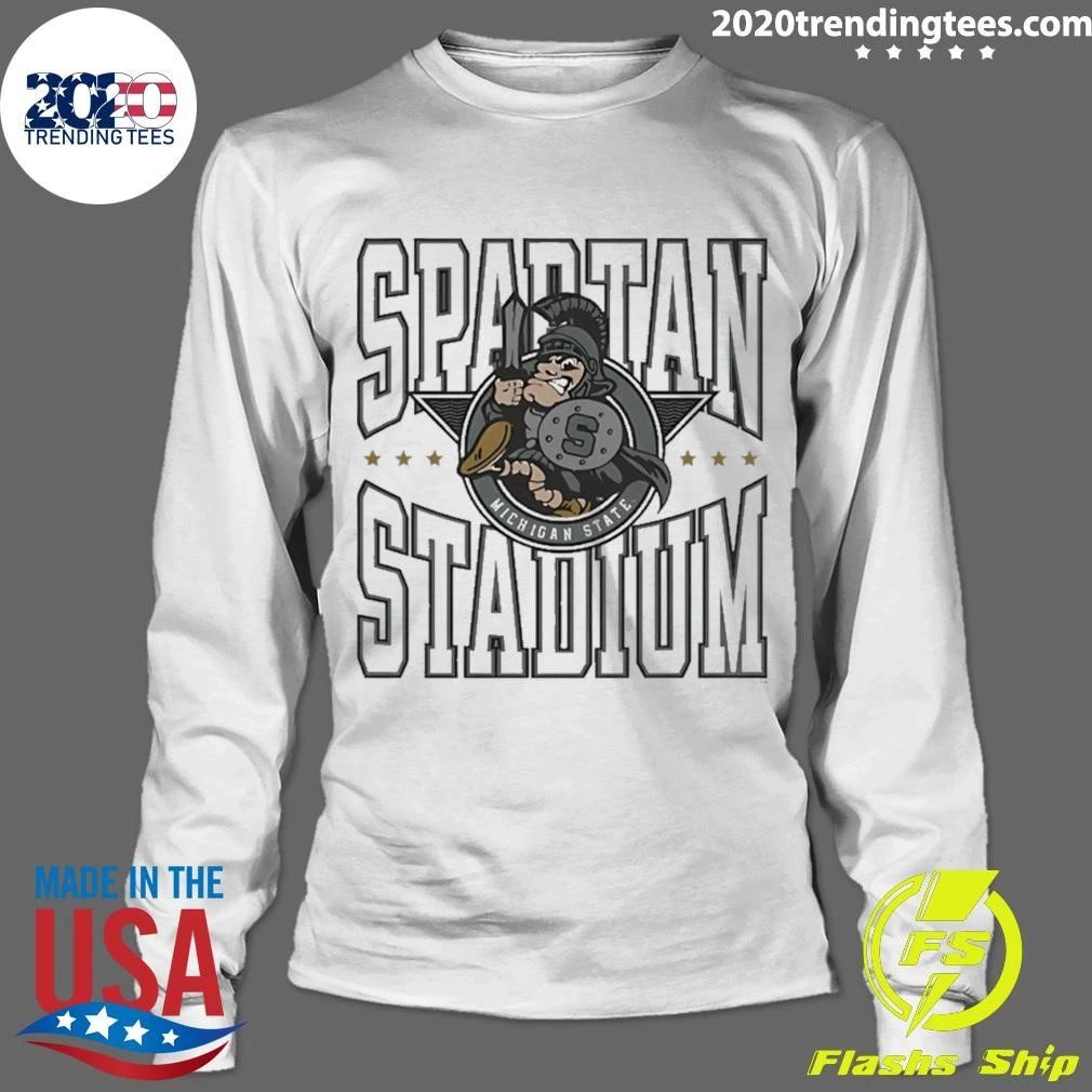 Michigan State Spartan Stadium Vintage Shirt