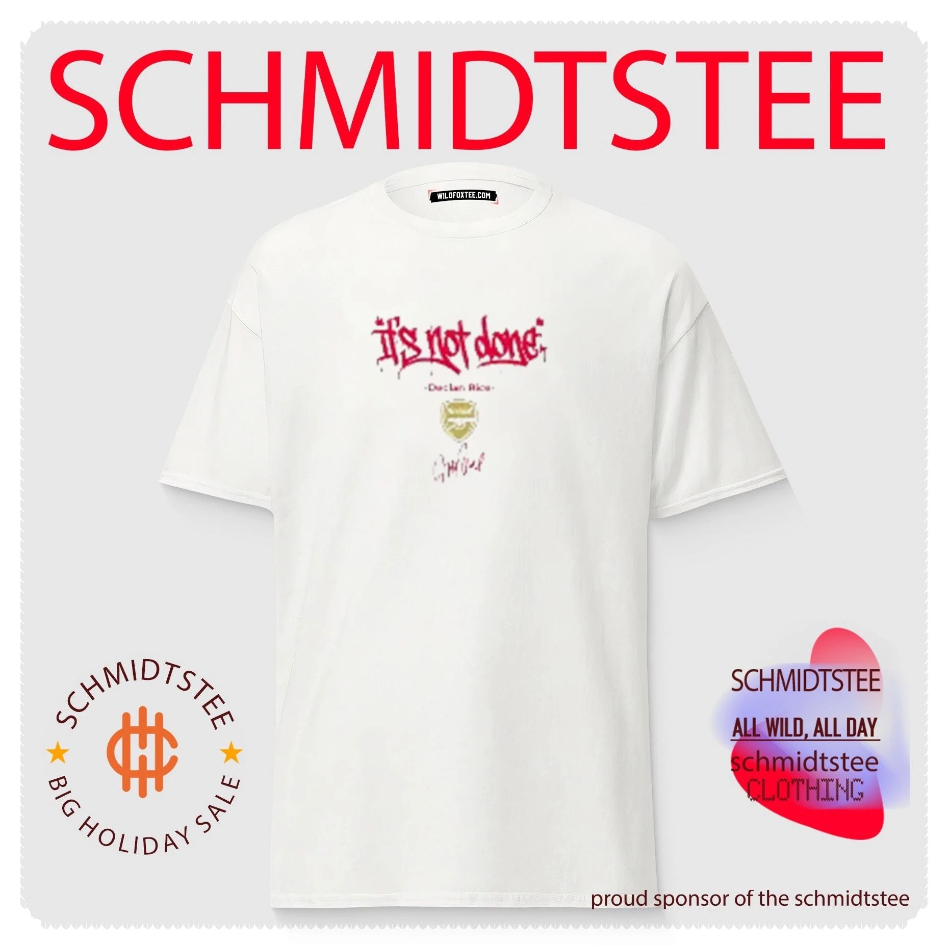 Declan Rice Arsenal It Not Done signature shirt