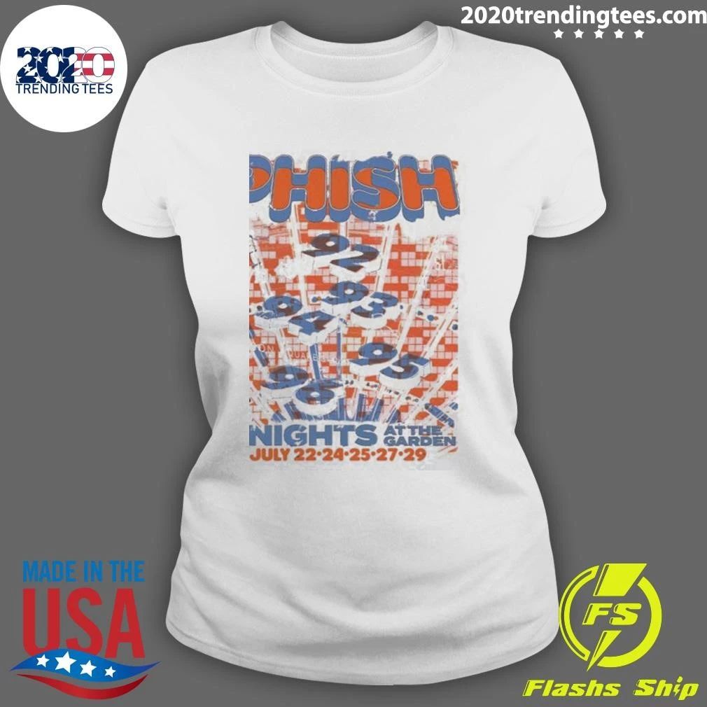 Phish Dry Goods Five Nights At Madison Square Garden New York City 2026 From July 22 To 29 2026 Shirt