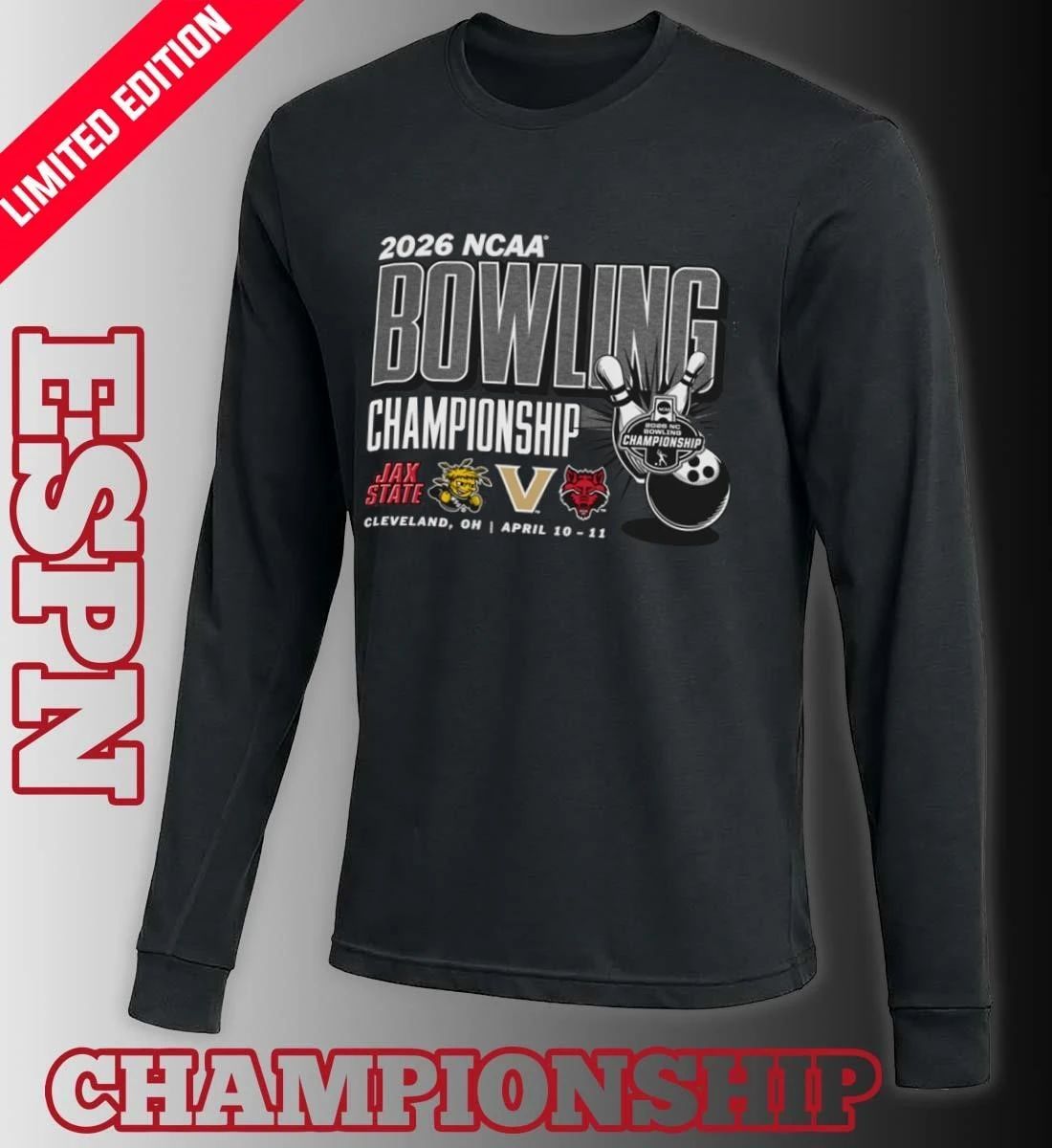 2026 NCAA Women’s Bowling Championship 4 Teams Shirt